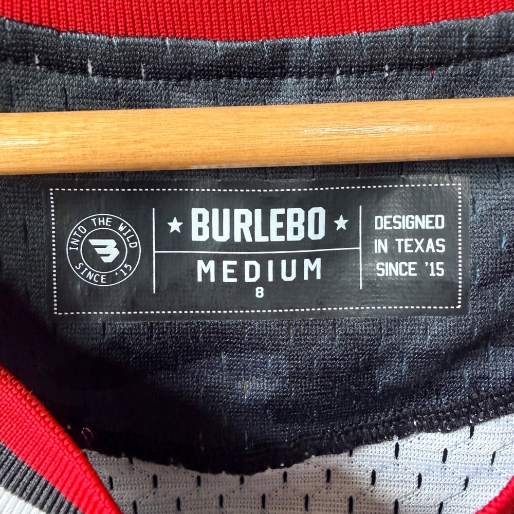 Burlebo Basketball Jersey Boy 8 Black Camo Outdoors 15 Sporty Streetwear - Picture 5 of 8